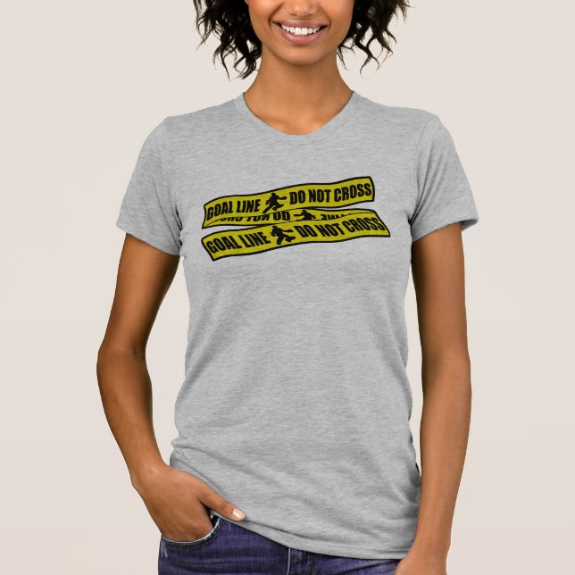 Funny Field Hockey Goalie T-Shirt, Back Print T-Shirt (Front)