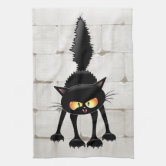 Cats on Countertops - Funny Kitchen Towel