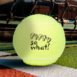 Funny Fifty so what Inspirational 50th Birthday Tennis Balls<br><div class="desc">Funny Fifty so what Inspirational Script 50th Birthday Tennis Balls. These tennis balls are perfect for someone celebrating the 50th birthday. They come with a funny and inspirational quote 50 so what in modern typography, and are perfect for a person with a sense of humor. Great as a funny birthday...</div>