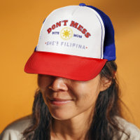 🧢 Funny Filipina Mom Gift – Don’t Mess With Mom