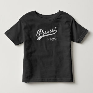 Funny Filipino Psst Hoy Distressed Script Gift Toddler T-shirt