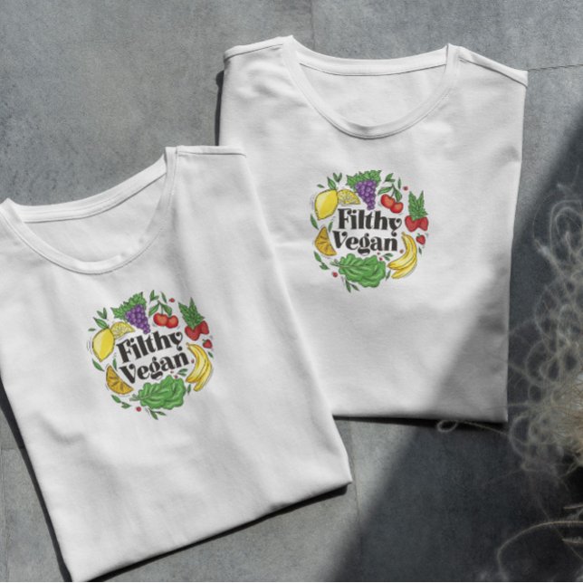 Funny Filthy Vegan T-Shirt (Creator Uploaded)