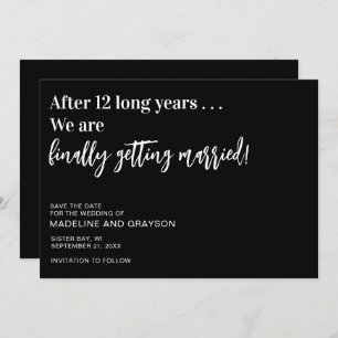Funny Finally Wedding Save The Date