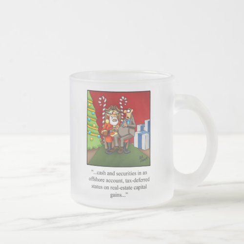 Funny Finance Humor Christmas Mug