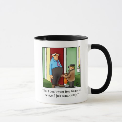 Funny Finance Humor Halloween  Mug