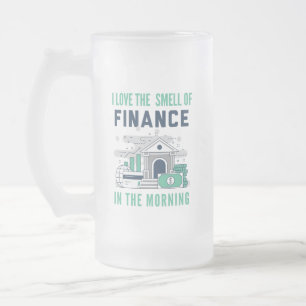 Funny Finance Mug Business Office Coworker Blue