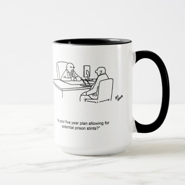 Funny Financial Humor Mug (Right)