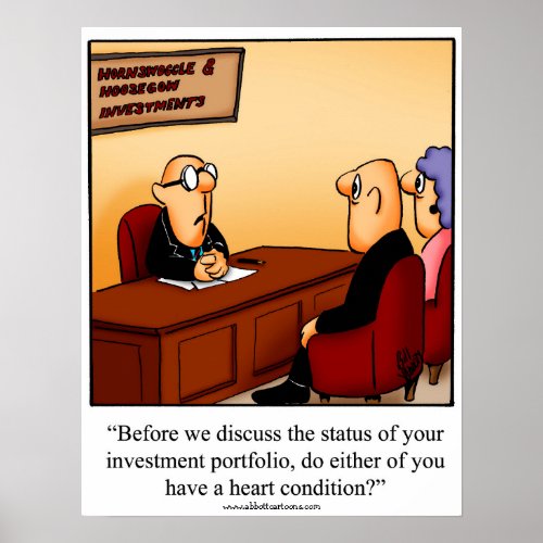 Funny Financial Planner Humor Poster
