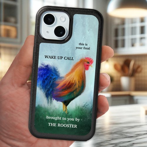 Funny Fine Art Rooster Phone Case