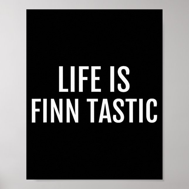 Funny Finnish Finland Quote Shirt _ Lie Is Finn Ta Poster (Front)