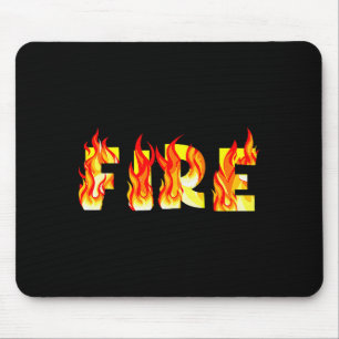 Funny Fire And Ice Fire Couple Diy Costume Hallowe Mouse Pad