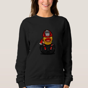 Funny Firefighter Duck Sweatshirt