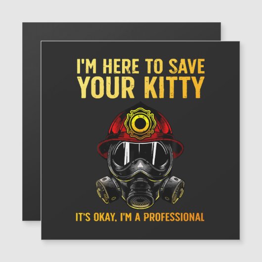 Funny Firefighter For Fireman (Front/Back)