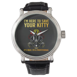 Funny Firefighter For Fireman Watch