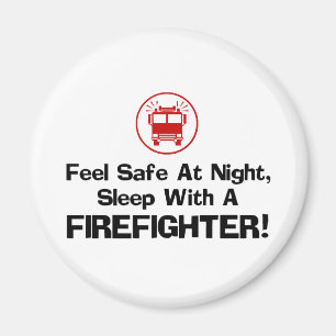Funny Firefighter Magnet