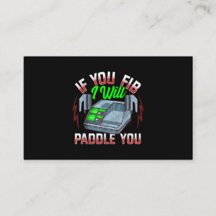 Funny FireFighter Police Office Defibrillator Business Card