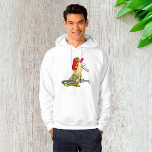 Funny Firefighter with Hose Emergency Responder Hoodie