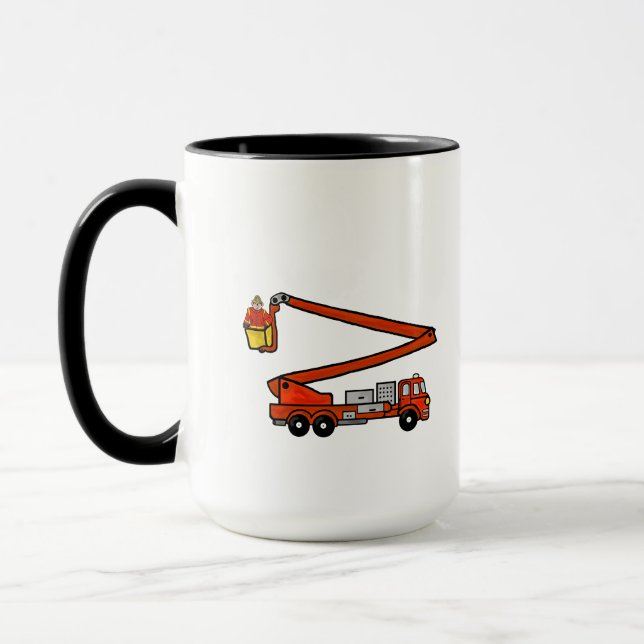 Funny Fireman Mug  Customize It! (Left)