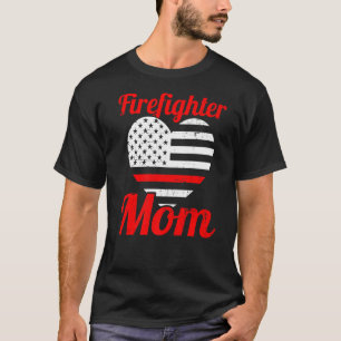 Funny Firemen Firefighter Mom Fireman Mama Mother' T-Shirt