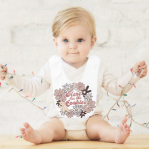Funny First Christmas Cookie Custom Baby Bib