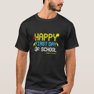 Funny First Day Of School Back To School Kindergar T-Shirt