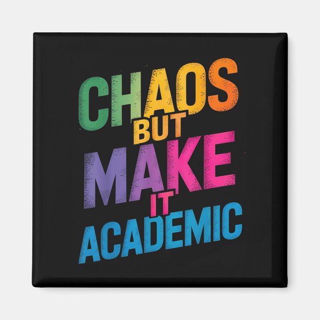Funny First Day Of School Teachers Students Gen Z  Magnet (Front)