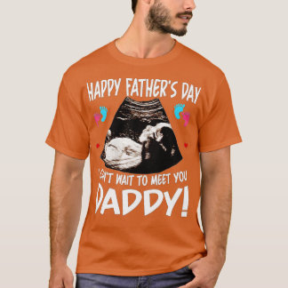 Funny First Fathers Day 1st Time Dad New Daddy 202 T-Shirt