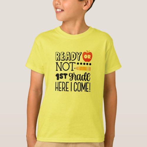 Funny First Grade Back to School Gift T_Shirt