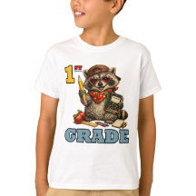 Funny First Grade Feral Raccoon Back-to-school
