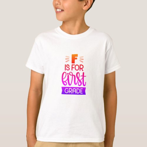 Funny First grade kids gift T_Shirt