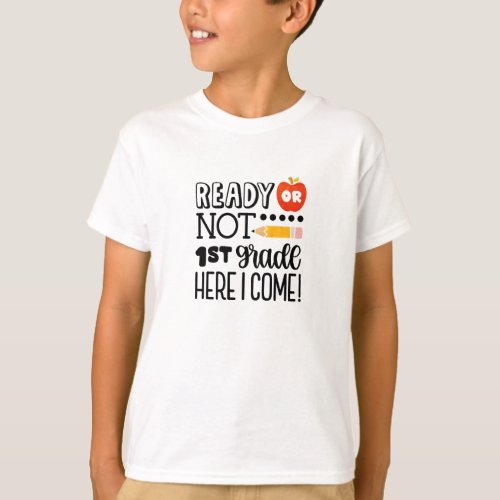 Funny First grade student school gift T_Shirt