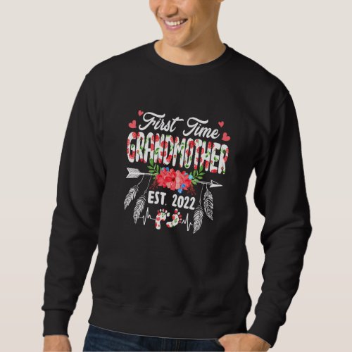 Funny First Time Grandmother Birthday Mothers Day  Sweatshirt