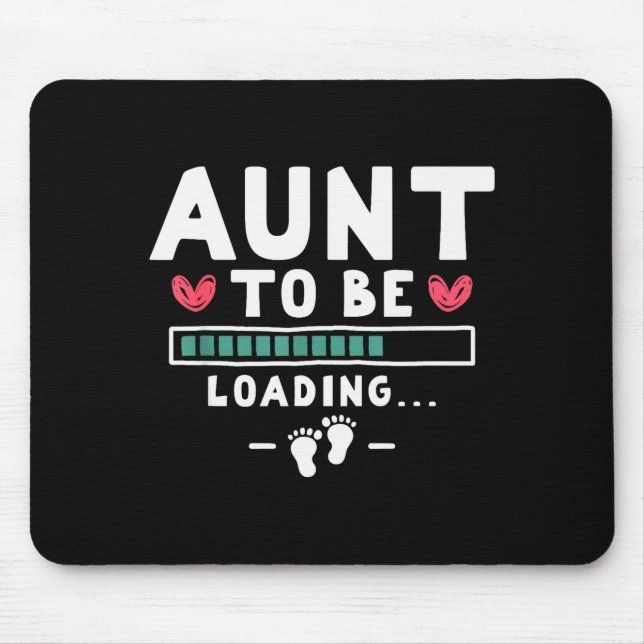 Funny First Time Pregnancy Announcement - Aunt To  Mouse Pad (Front)