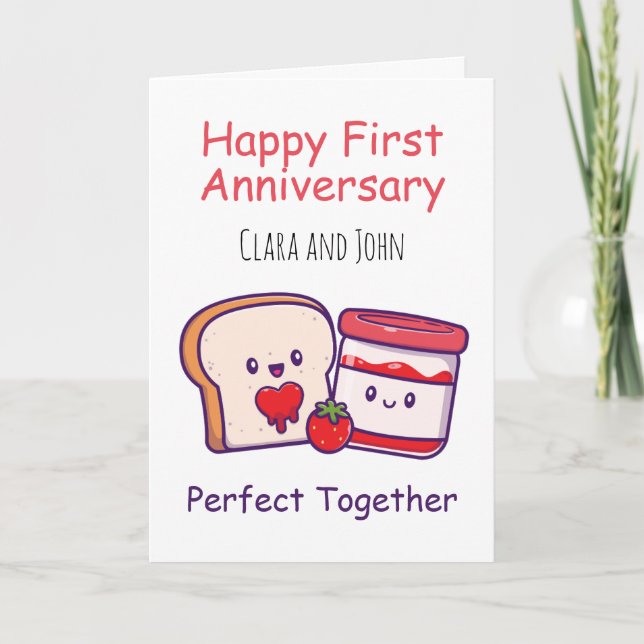 funny first wedding anniversary cards (Front)