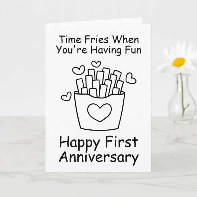 funny first wedding anniversary cards (Small Plant)