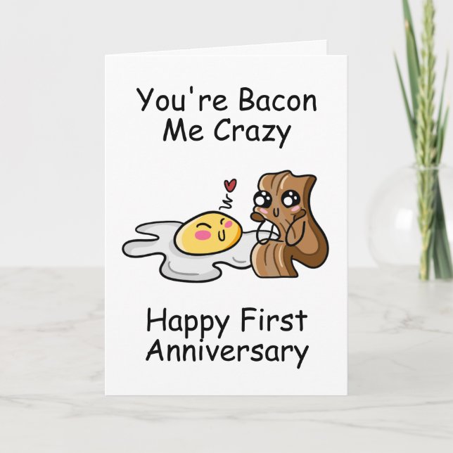 funny first wedding anniversary cards (Front)
