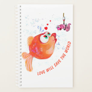 Funny Fish and Worm Planner