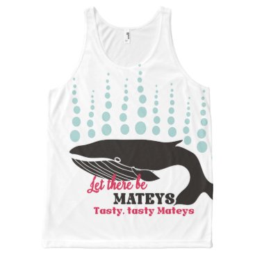 Funny fish boating killer whale tasty mateys All-Over-Print tank top Funny fish boating killer whale tasty mateys All-Over-Print tank top