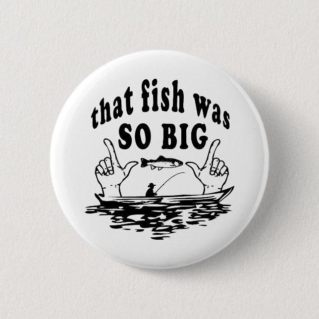 funny fish button (Front)