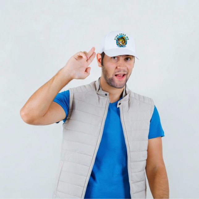 Funny Fish Fear Me Fisherman Sports Hat (Creator Uploaded)