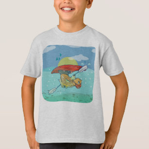 Funny fish kayaking T-Shirt