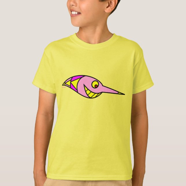 funny fish kids shirt (Front)