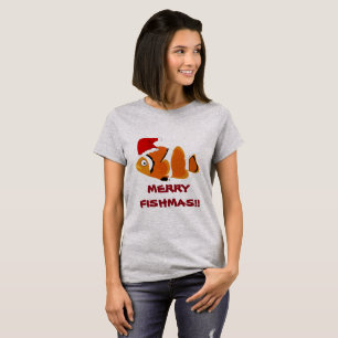 Funny Fish 'Merry Fishmas' T-shirt