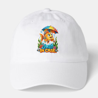 Funny Fish With Umbrella Hat