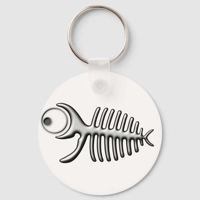 Funny fishbone - Key Chain (Front)