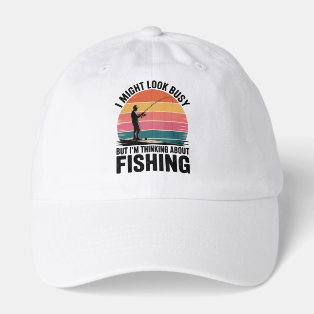 Funny Fisherman T-Shirt Hat (Front)