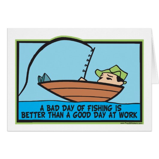 Funny Fisherman's Cards (Front Horizontal)