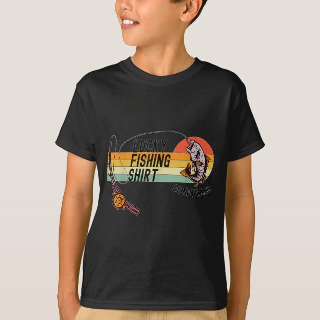 Funny Fisherman's Lucky Fishing Shirt - Do Not Wa- (Front)