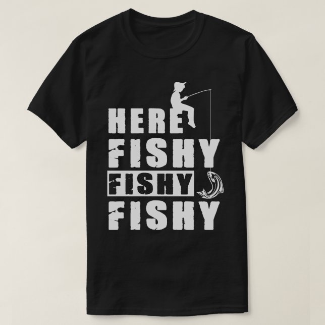 Funny Fishing 1 T-Shirt (Design Front)