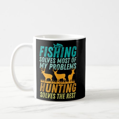 Funny Fishing And Hunting Christmas Humor Hunter C Coffee Mug